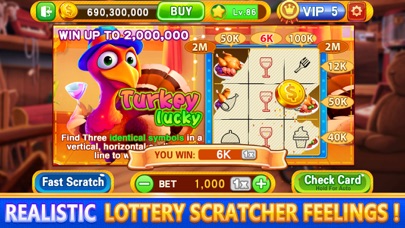 USA Lucky Lottery Scratchers Screenshot