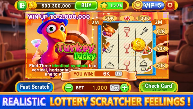 USA Lucky Lottery Scratchers
