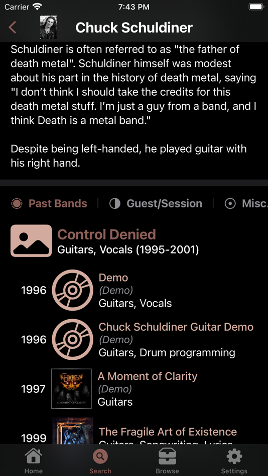 #4. Metal Archives (iOS) 由: Thanh-Nhon Nguyen