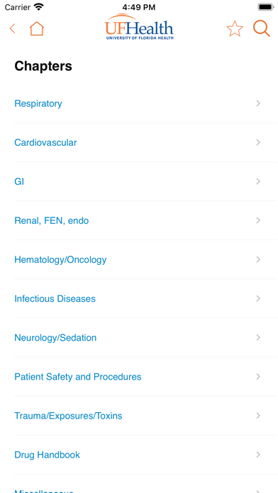 PICU Essentials Screenshot