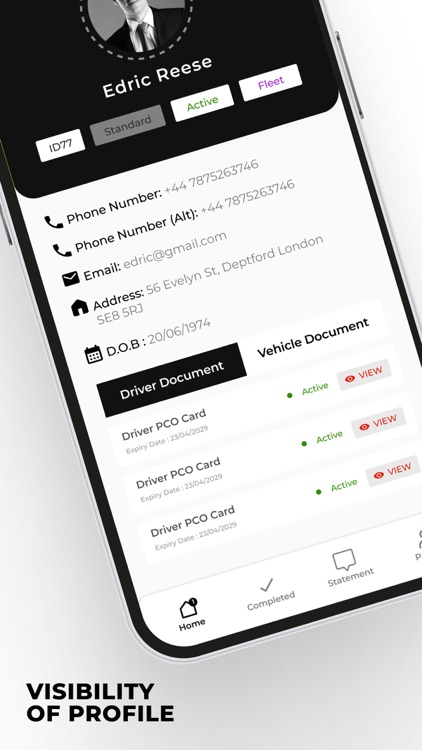 Klass Chauffeur for Driver