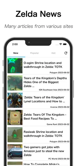 Game screenshot ZeldaNews :for Legend of Zelda mod apk