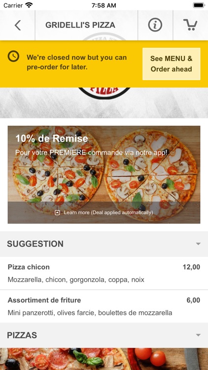 Gridelli's Pizza Charleroi