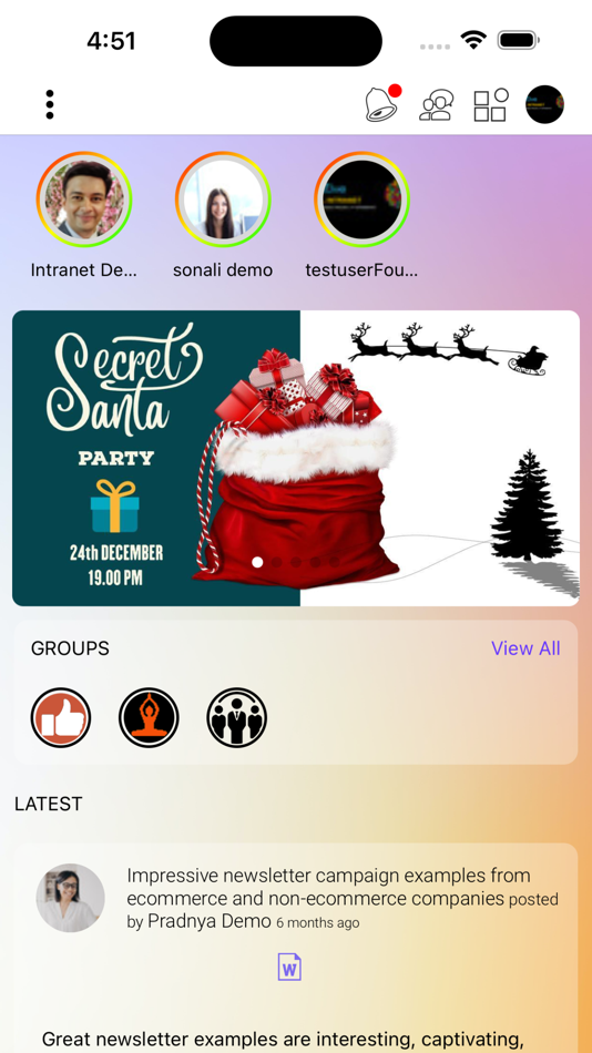 #1. Intranet Application (iOS) 由: Creative Web Mall Pvt Ltd