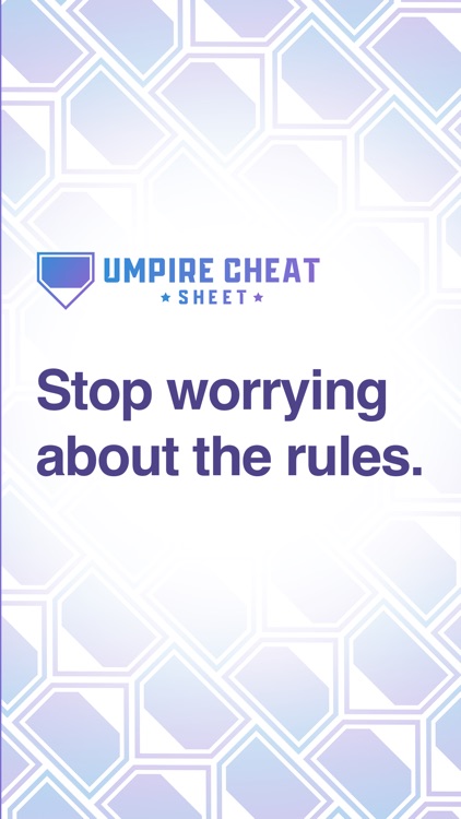 Umpire Cheat Sheet