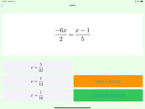 一次方程式の練習および完全なソリューションのおすすめ画像4