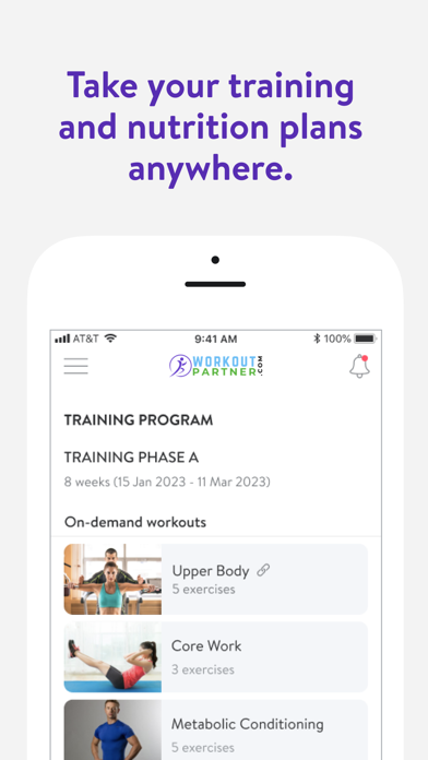 Workout Partner Fitness Trackr Screenshot