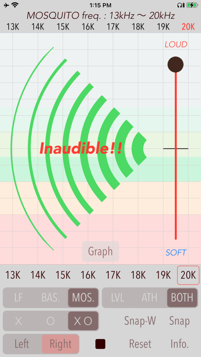 Hearing Analyzer Portrait Screenshot