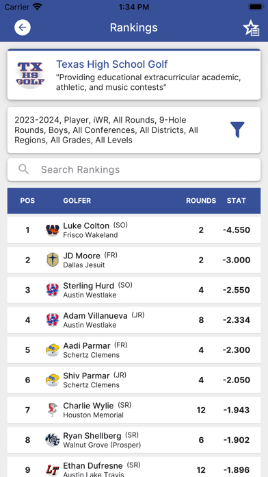 TX HS Golf Screenshot