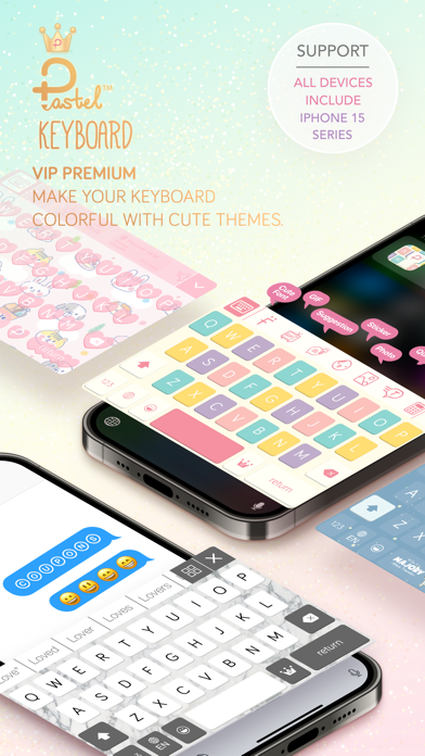 Pastel Keyboard - VIP Premiumのおすすめ画像1
