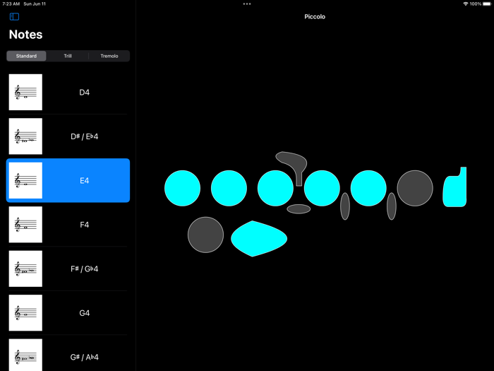 Instrument Fingering Charts