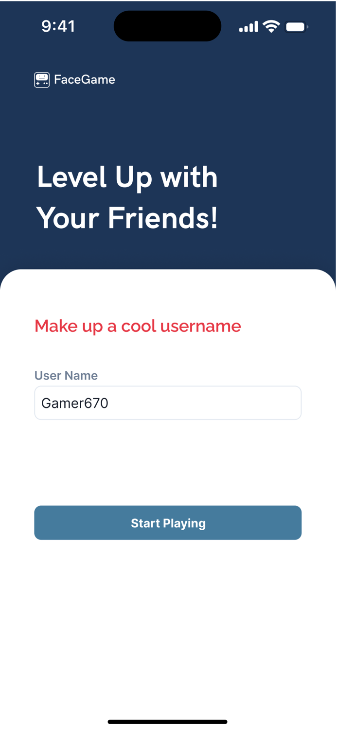 FaceGame - Chat and Play