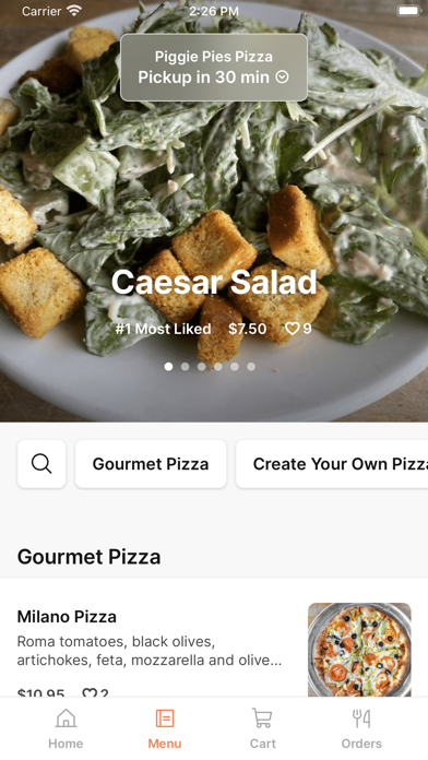 Piggie Pies Pizza of Dallas Screenshot