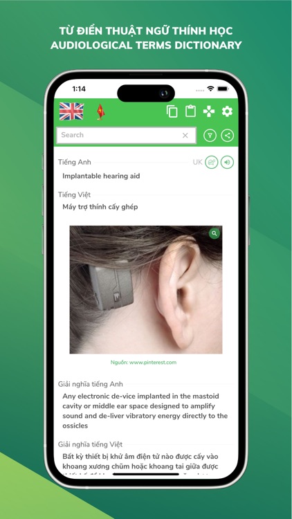 Từ điển Thuật ngữ Thính học screenshot-5