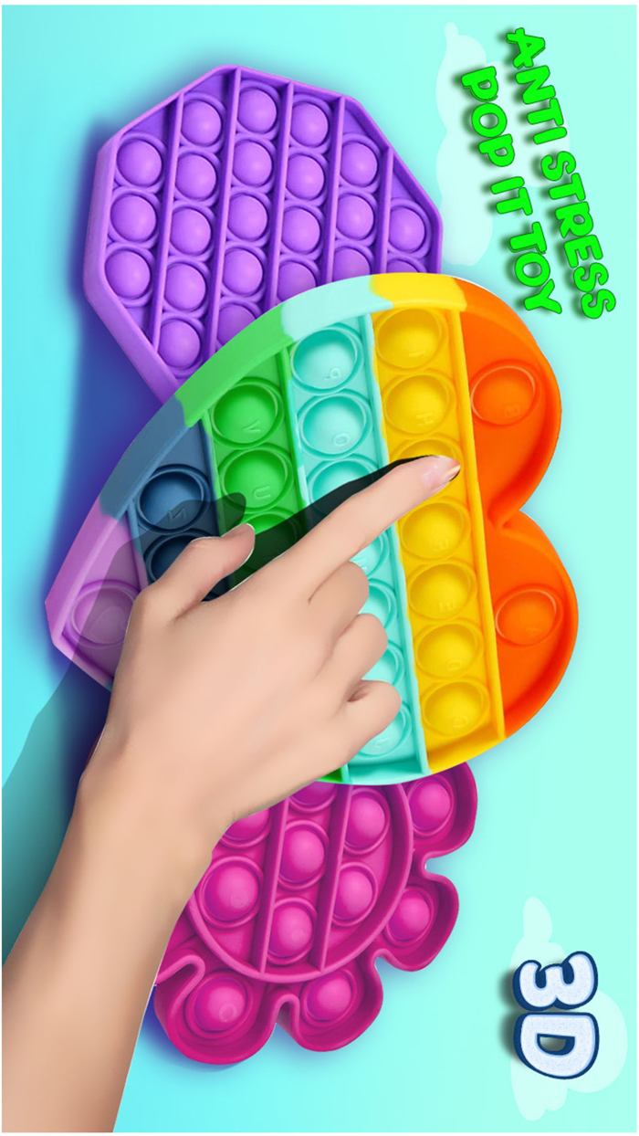 Fidget Toys Pop It Games 3D