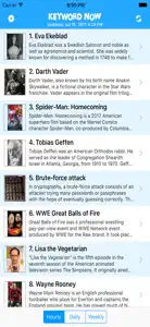 Keyword Now screenshot #1 for iPhone