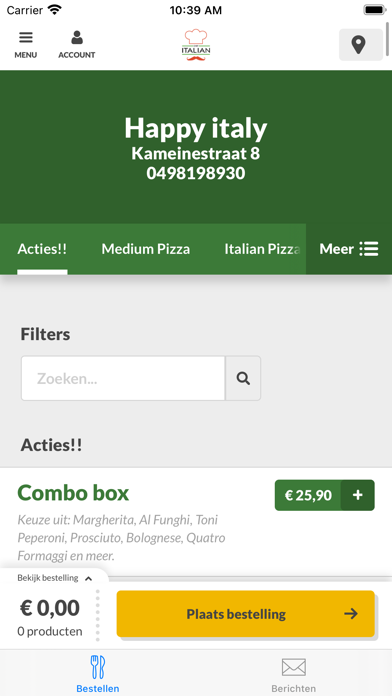 Happy Italy (België) Screenshot