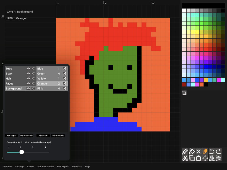 #2. nft pixel art maker (iOS) 由: Carl Stevenson