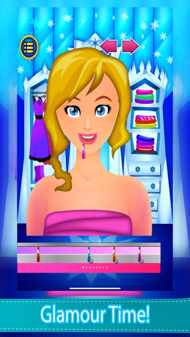 Ice Movie Frozen Princess Game Screenshot
