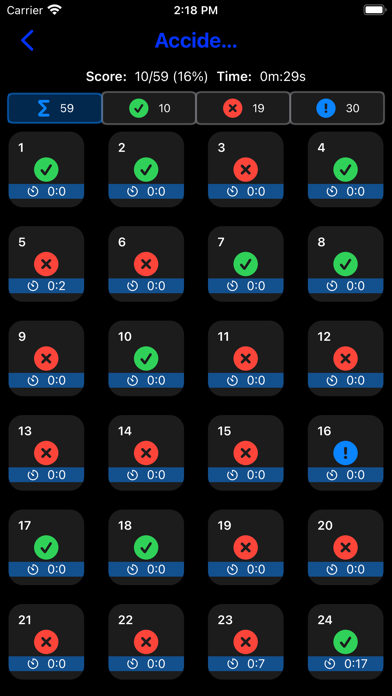 UK Motorcycle Theory Test Lite Screenshot