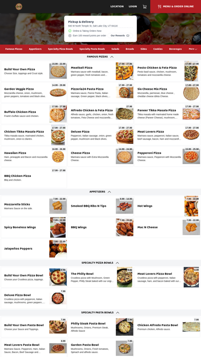 Screenshot 2 of Pizzeria 24 App