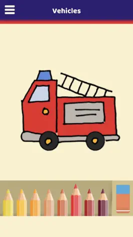 Game screenshot Vehicle Coloring Book apk
