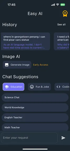 Game screenshot Easy AI chat mod apk