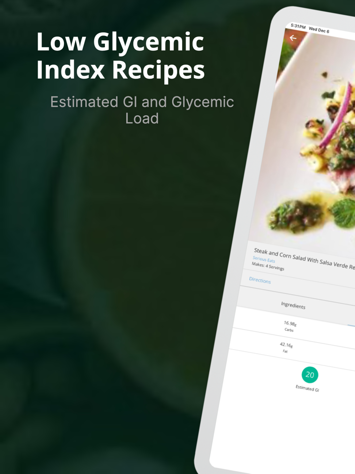 Glycemic Index and Load Recipes