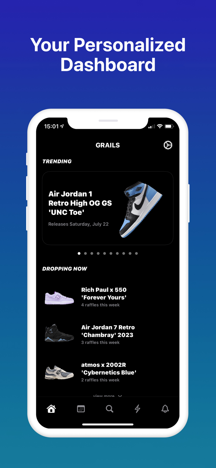 Grails - Shoe Raffles Releases