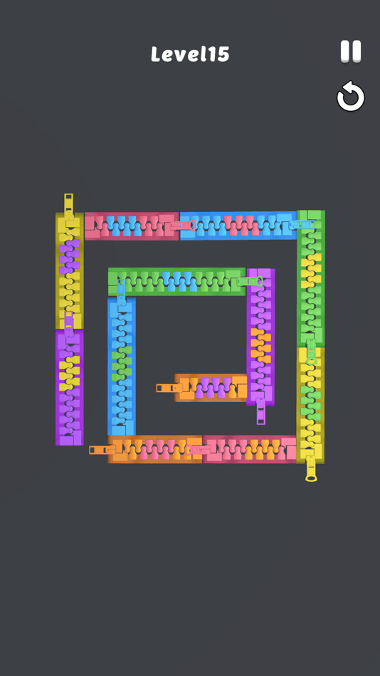 #5. Zipper Sort (iOS) Podle: ZiNKY OYUN YAZILIM ANONiM SiRKETi