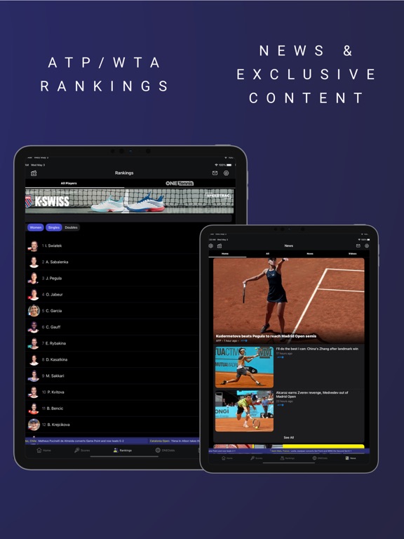 TennisONE - Tennis Live Scores