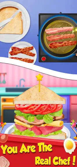 Game screenshot Breakfast Sandwich Food Maker apk