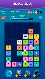 merge blocks: puzzle game fun iphone screenshot 1