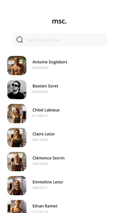 MSC - Swimming Team Dison Screenshot 3 - AppWisp.com