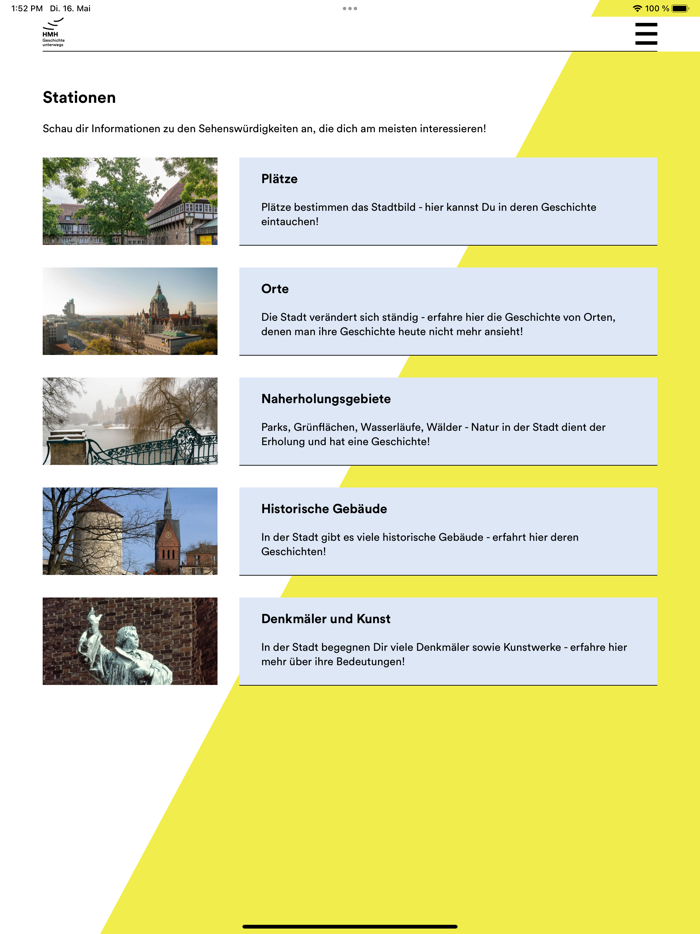 Geschichte Unterwegs