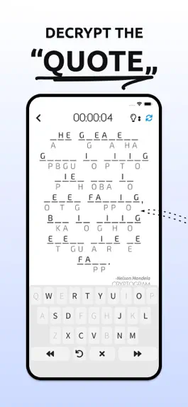 Game screenshot Cryptogram - Decrypt Quotes apk