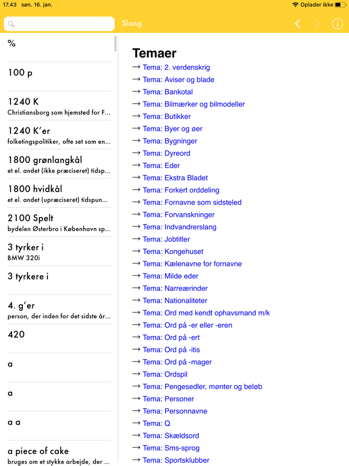 Danish Slang Dictionary