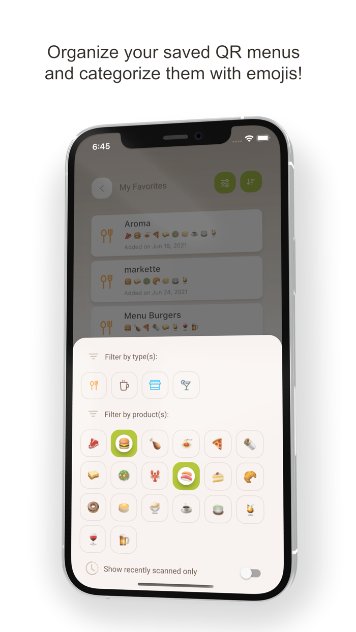Delicious - QR Code Scanner