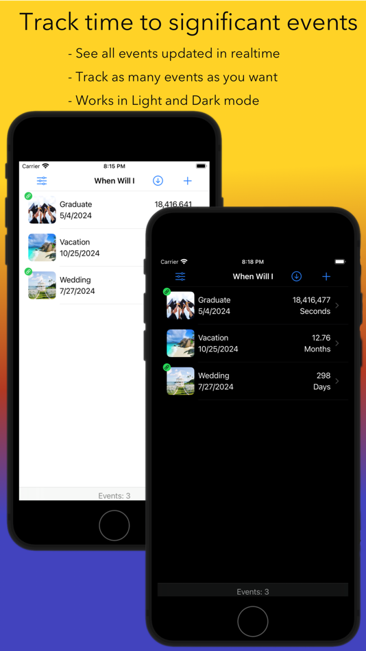 #1. When Will I (iOS) 由: Talon Strike Software
