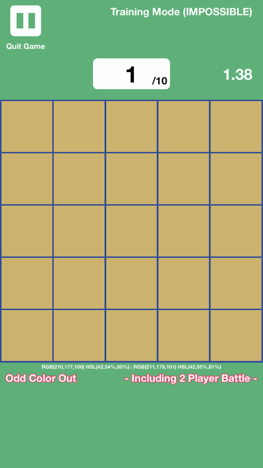 #9. Odd Color Out - Multiplayer (iOS) Podle: KAZUYA KAMIOKA