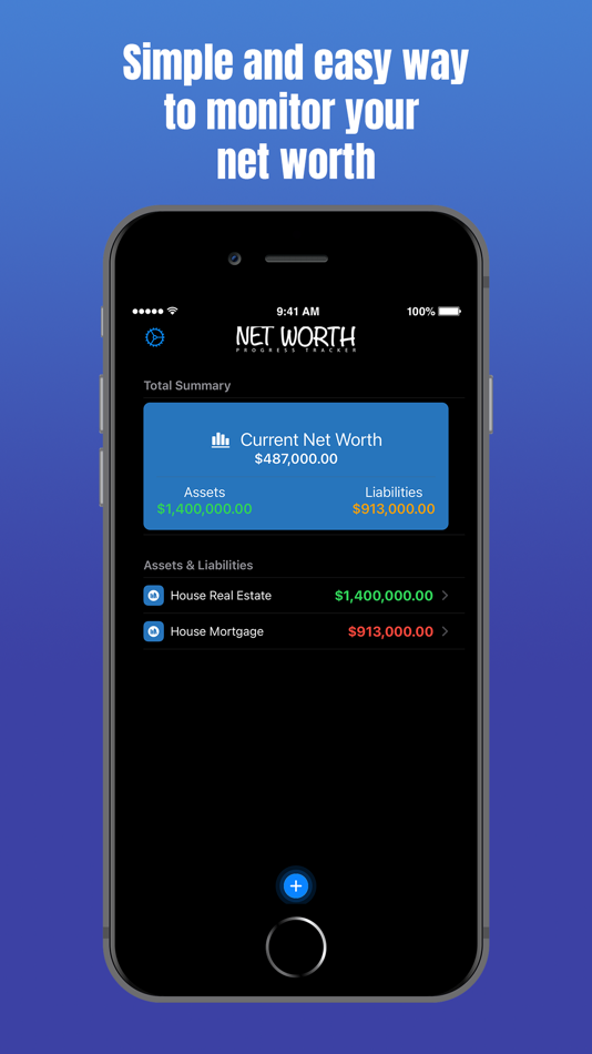 #1. Net Worth Progress Tracker (iOS) 由: Quonsepto Limited
