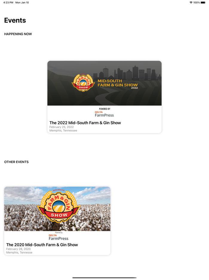 Mid-South Farm  Gin Show 2022