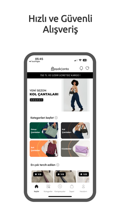 Başak Çanta - Online Alışveriş Screenshot