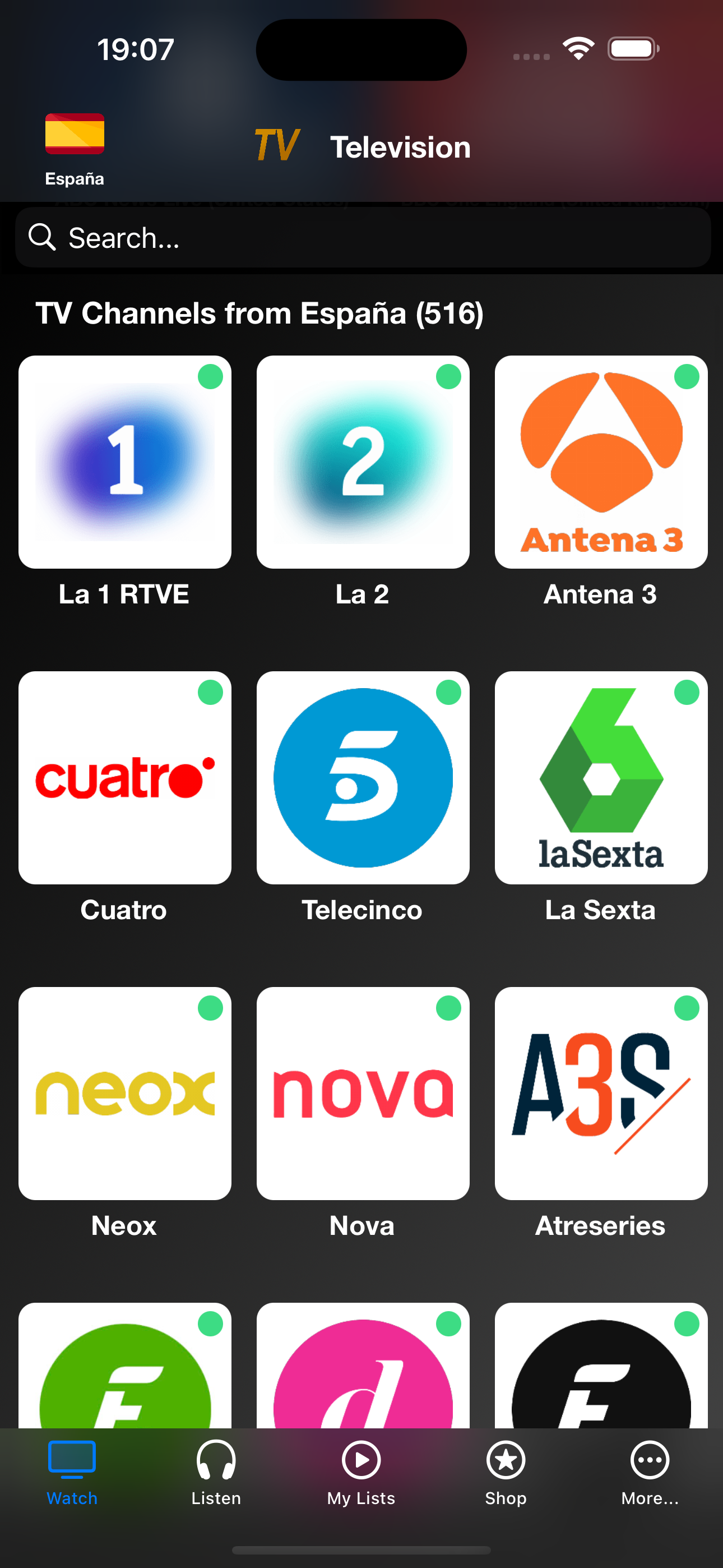 Spain and Mexico TV and Radio