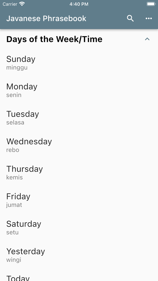 #1. Javanese Phrasebook (iOS) 由: Qvyshift LLC