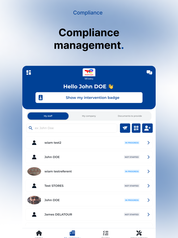 TotalEnergies IZI Safety iPad screenshot 3 - Productivity app