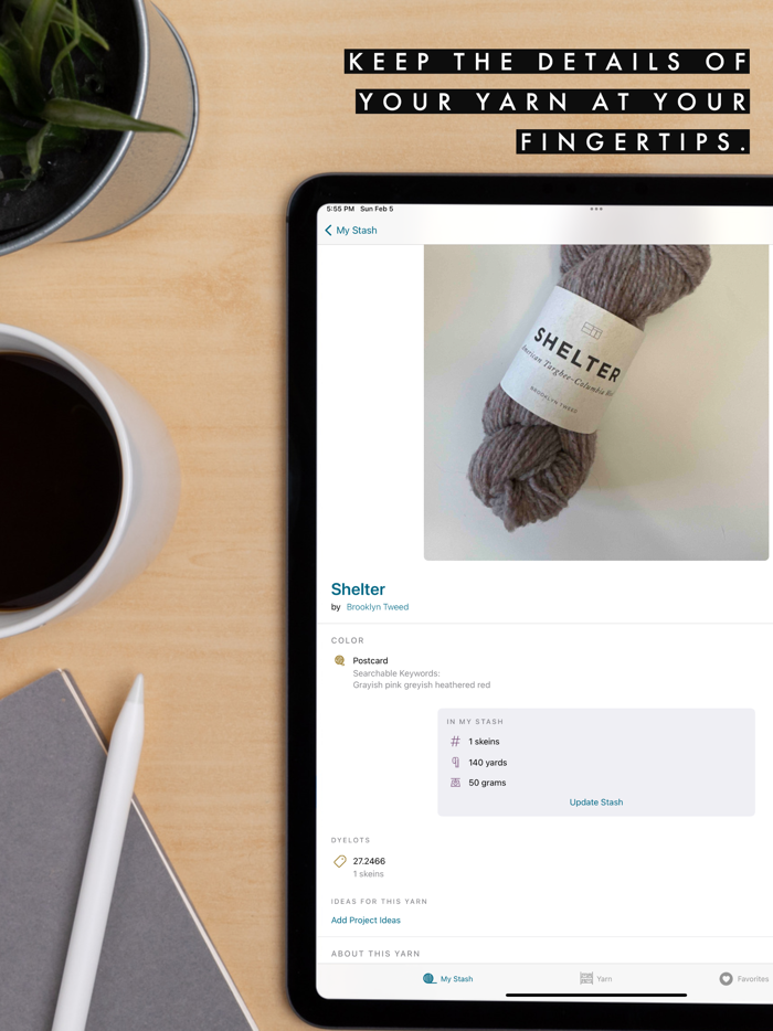 Yarn Store Stash Tracker
