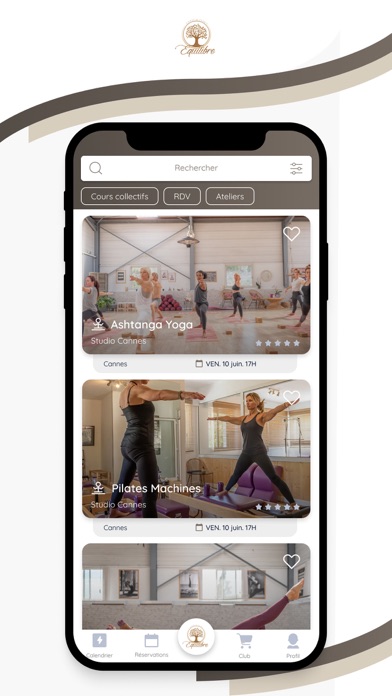 Equilibre Pilates Yoga Screenshot