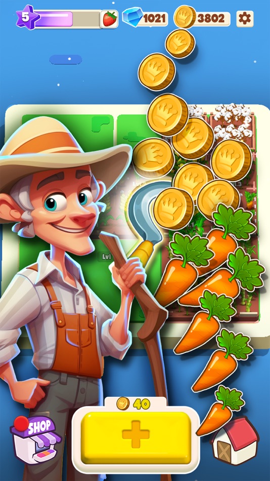#5. Merge Farming Games (iOS) 由: Tiny Kraken Games