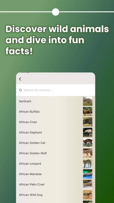 Animadex: Wildlife Explorer Screenshot